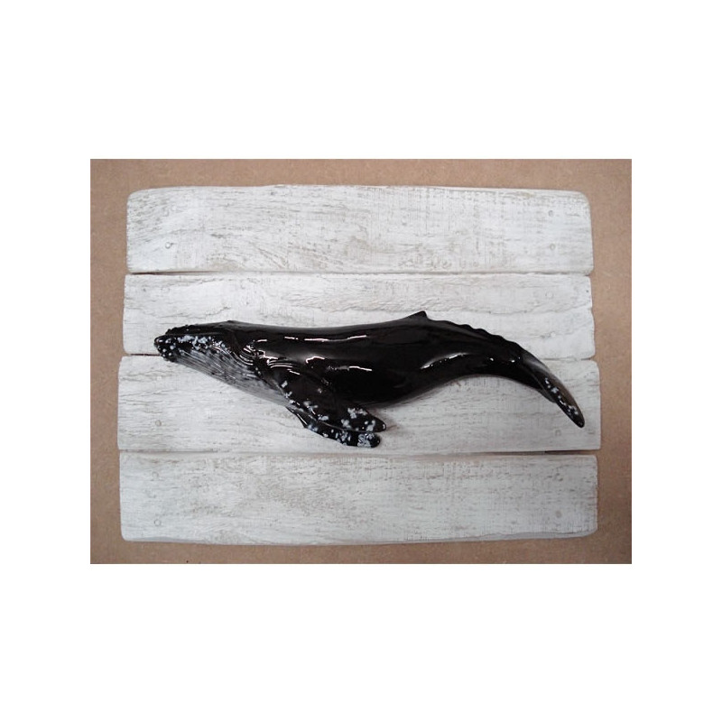 Animaux-Bois-Animaux-Bronzes propose Décors mammifère marin Baleine à bosses -CADR21