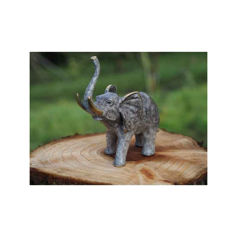 Statue en bronze petit elephant thermobrass -an1855br-hp