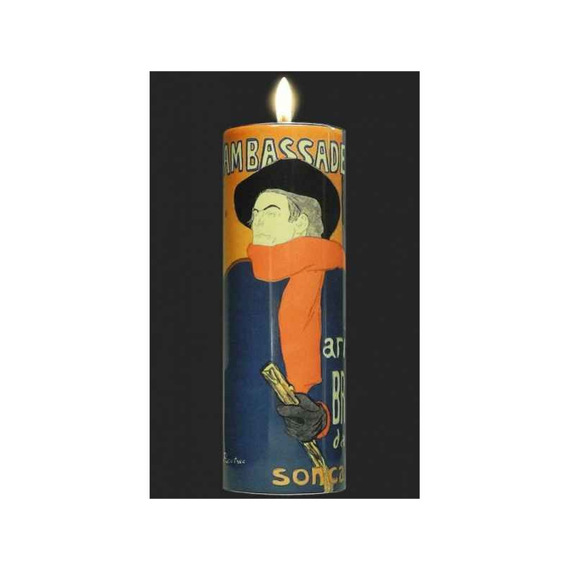 Photophore art aristide bruant dans son cabaret de toulouse -lautrec 3dMouseion -TC14TL