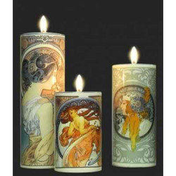 Photophore art set de 3 de mucha 3dMouseion -TS04MU