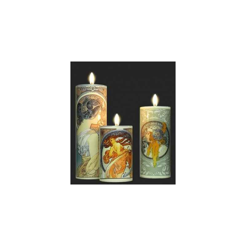 Photophore art set de 3 de mucha 3dMouseion -TS04MU