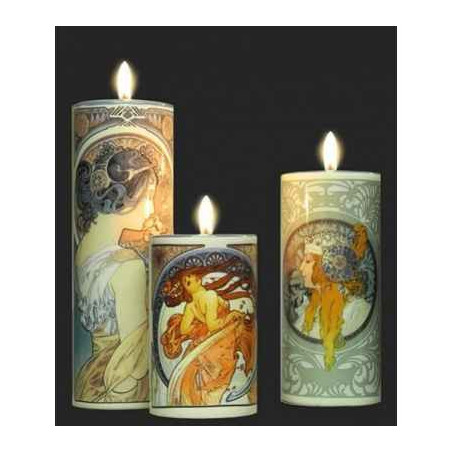 Photophore art set de 3 de mucha 3dMouseion -TS04MU