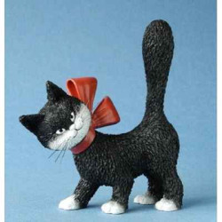 Animaux-Bois-Animaux-Bronzes.com propose Chat la minette noire Dubout -DUB71 (2)
