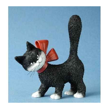 Animaux-Bois-Animaux-Bronzes.com propose Chat la minette noire Dubout -DUB71