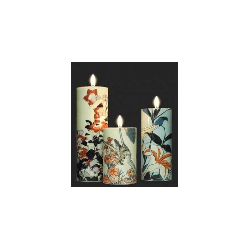 Photophore art set de 3 de hokusai 3dMouseion -TS06HOK