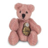 Mini peluche de collection ours teddy rose 4 cm Hermann   15447 1