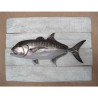 Animaux-Bois-Animaux-Bronzes propose Décors poisson des tropiques Carangue ignobilis -CADR32