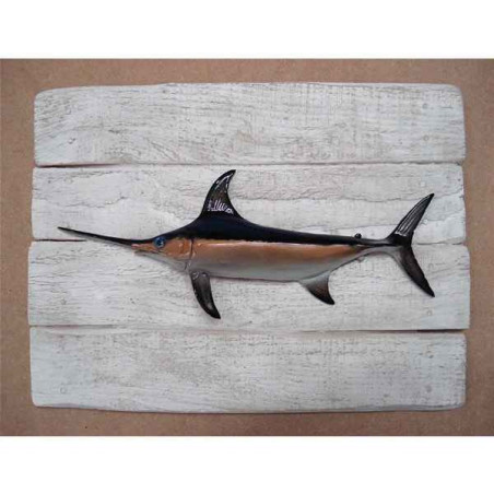 Animaux-Bois-Animaux-Bronzes propose Décors poisson des tropiques Espadon -CADR34