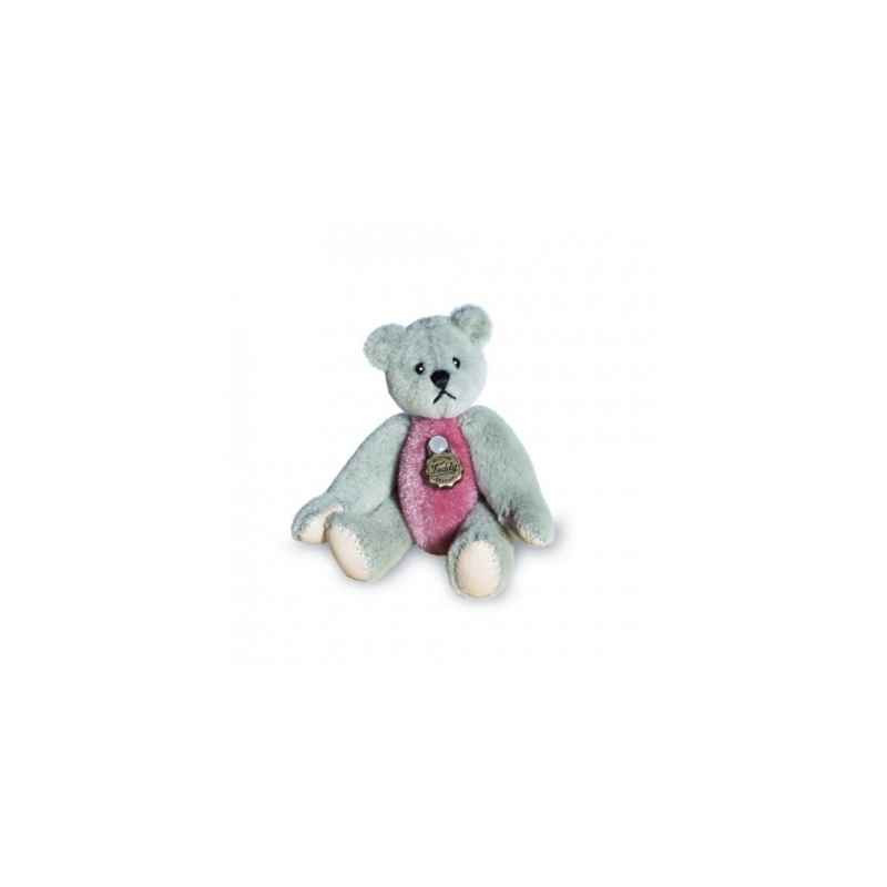 Mini peluche de collection ours Teddy gris et rose 55 cm Hermann   15448 8