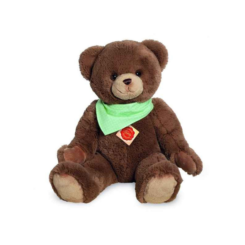 Animaux-Bois-Animaux-Bronzes propose Peluche ours teddy chocolat 50 cm Hermann -91311 5