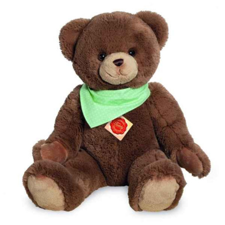 Animaux-Bois-Animaux-Bronzes propose Peluche ours teddy chocolat 50 cm Hermann -91311 5
