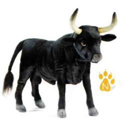 Animaux de la ferme Taureau peluche animalière -6038