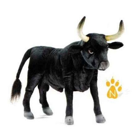 Animaux de la ferme Taureau peluche animalière -6038