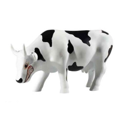 Animaux de la ferme Vache cowrreron CowParade résine taille M
