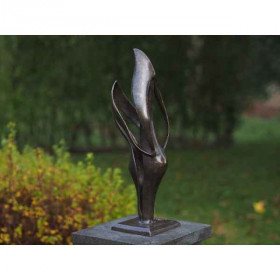 Statue en bronze couple moderne thermobrass  -an2235br -bi