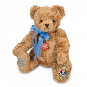 Peluche ours teddy bear 100 jahre bayern bruiteur 48cm collection éd. limitée Hermann   155485