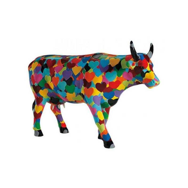 Animaux de la ferme Vache heartstanding cow CowParade Taille L
