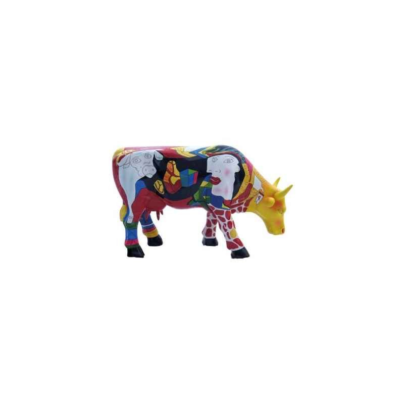 Animaux de la ferme Vache micro moo hommage to picowso's african period CowParade -49900