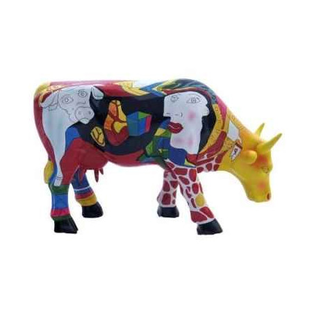 Animaux de la ferme Vache micro moo hommage to picowso's african period CowParade -49900