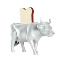 Animaux de la ferme Vache milktoast CowParade résine taille M