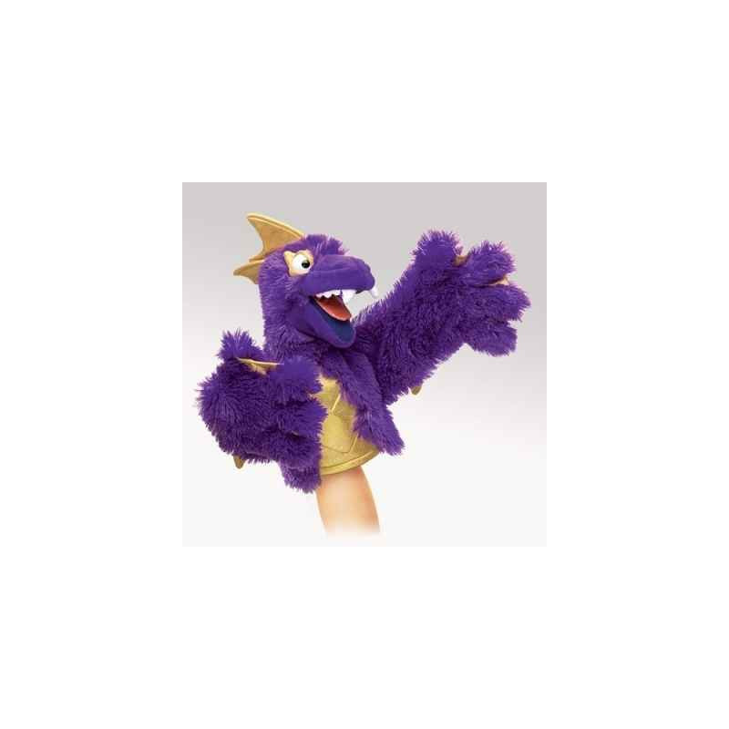 Marionnette peluche monstre mystique PI violet Folkmanis -2946