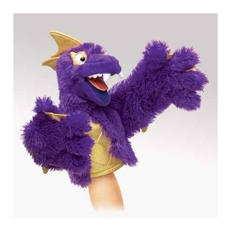 Marionnette peluche monstre mystique PI violet Folkmanis -2946