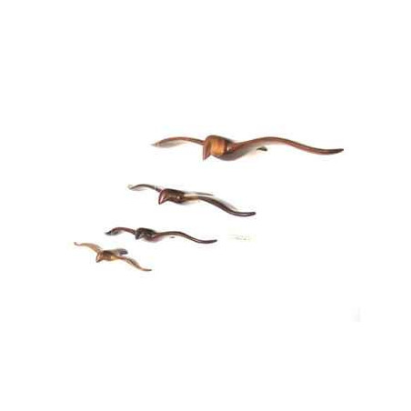 Décoration OiseauxLe goéland suspendu 45 cm Lasterne -GO45S Artisan Français - art animalier bois