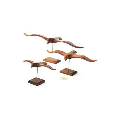 Décoration OiseauxLe goéland sur socle 45 cm Lasterne -GO45 Artisan Français - art animalier bois