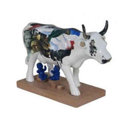 Animaux de la ferme Vache bella italia CowParade résine taille M