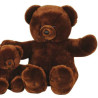 Décors Animaux peluche Ours collection marron 60 cm  histoire d'ours -2191