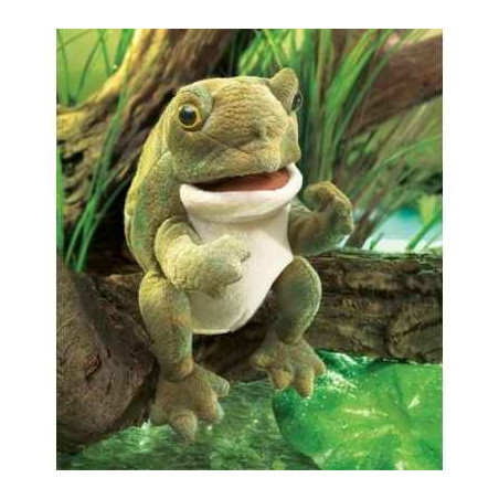 Marionnette peluche Grosse Grenouille Folkmanis -2935