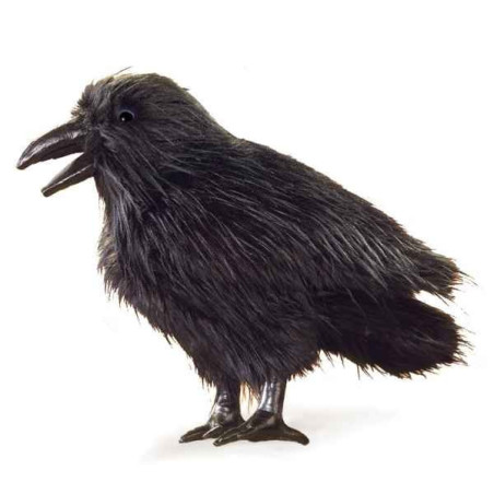 Marionnette peluche, Corbeau -2430