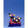Animaux-Bois-Animaux-Bronzes.com propose Le Chat Queenie + Quinta + Quiana Questa R, QR03