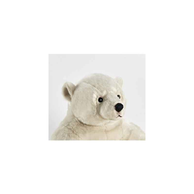 Animaux-Bois-Animaux-Bronzes propose Ours polaire assis 100 cm peluche animalière -1832