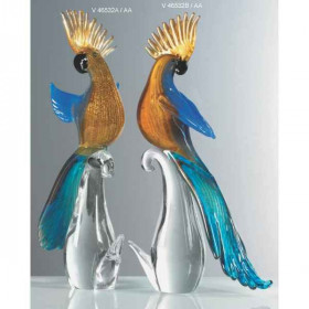 Oiseau tropical en verre Formia  -V46532A -AA