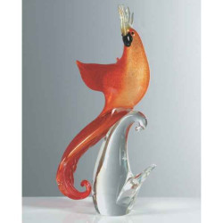 Décoration OiseauxOiseau tropical en verre Formia -V46530A-RO Formia