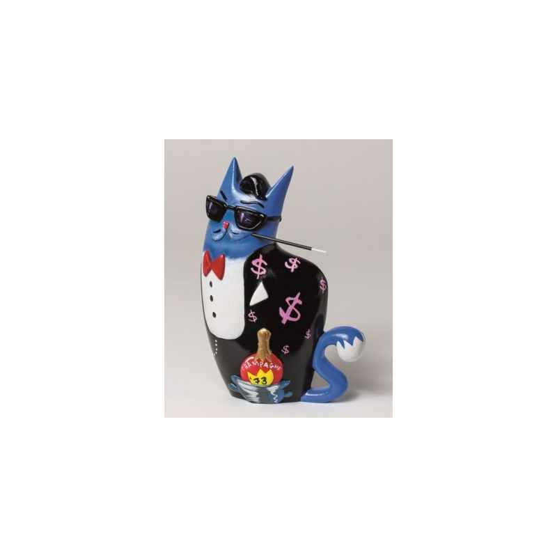 Animaux-Bois-Animaux-Bronzes.com propose Dean, big city Chat bleu de selwyn senatori -ST00603