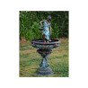Décoration Statuette bronze personnage Sculpture femme avec cruchon fontaine en bronze  -b52290
