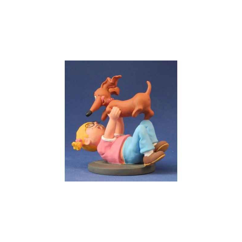 Figurine catootje et le chien de jan, jans en de kinderen -JJ14