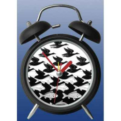 Réveil art air and water de escher 3dMouseion -CL009