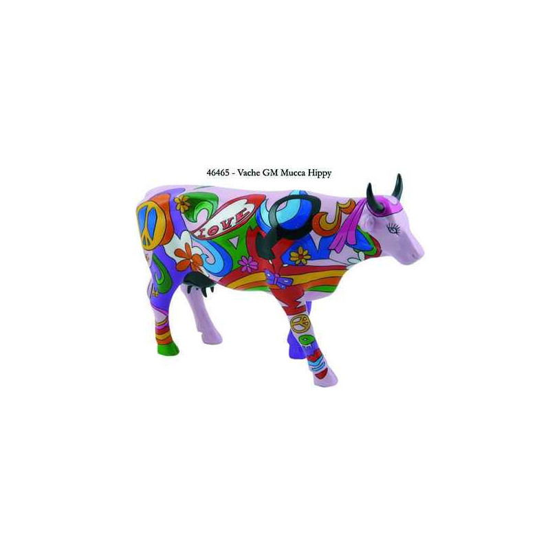 Animaux de la ferme Cow Parade Mucca Hippy Milan 2007 -46465