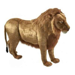 Félin Lion 4 pattes 178cml peluche animalière -4317