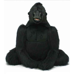 Animaux sauvage Gorille assis 110cmh peluche animalière -4326