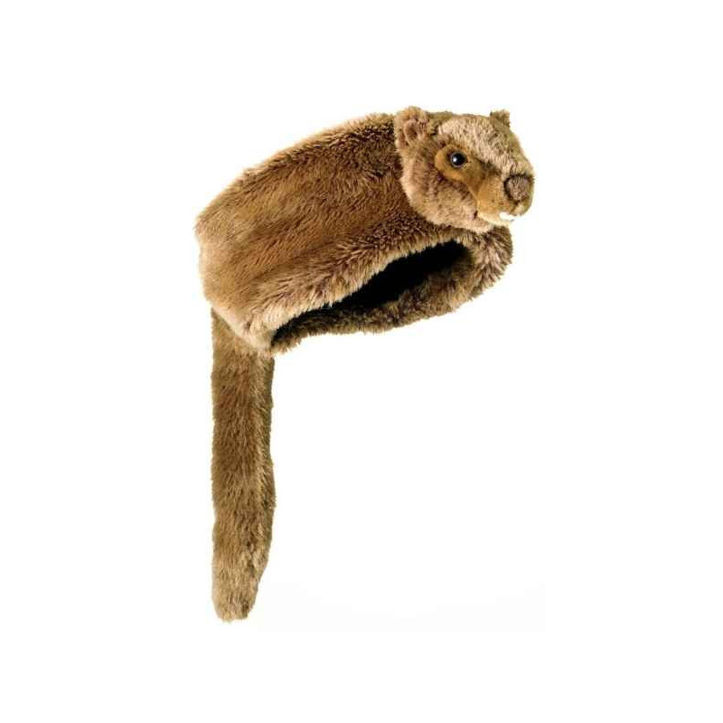 Animaux de la forêt Marmotte casquette 25cm peluche animalière -1661