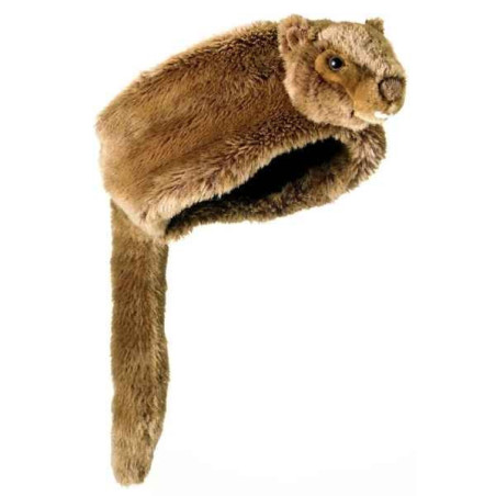 Animaux de la forêt Marmotte casquette 25cm peluche animalière -1661