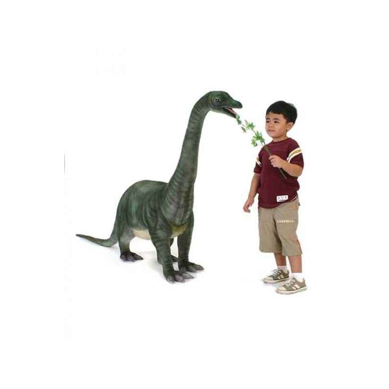 Animaux préhistoriques Brontosaure 120cmh peluche animalière -5313