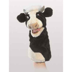 Animaux de la ferme Vache avec son marionnette 
