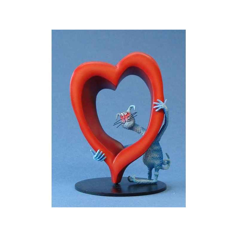 Animaux-Bois-Animaux-Bronzes.com propose Chat Tony Fernandes Missing You Lots -TF04