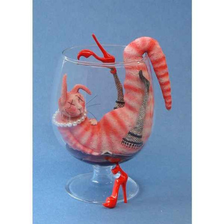 Animaux-Bois-Animaux-Bronzes.com propose Chat Tony Fernandes Bottoms Up -TF02