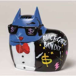Animaux-Bois-Animaux-Bronzes.com propose Sammy, big city Chat bleu de selwyn senatori -ST00606